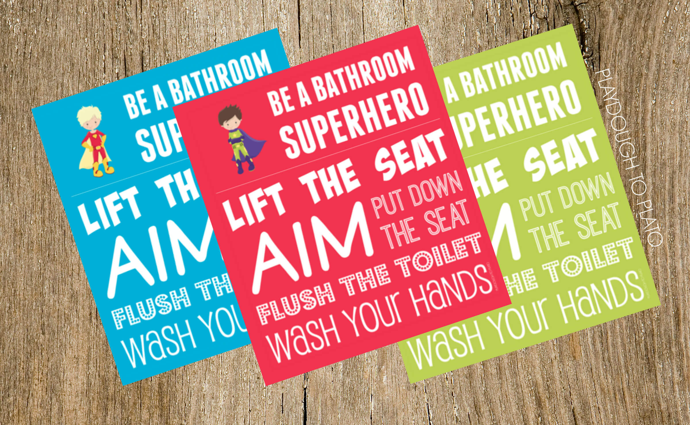 Kids Bathroom Sign
 Kids Bathroom Art Prints Bathroom rules from