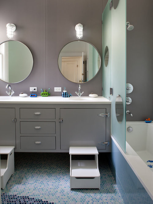 Kids Bathroom Vanity
 Kids Bathroom Home Design Ideas Remodel and Decor