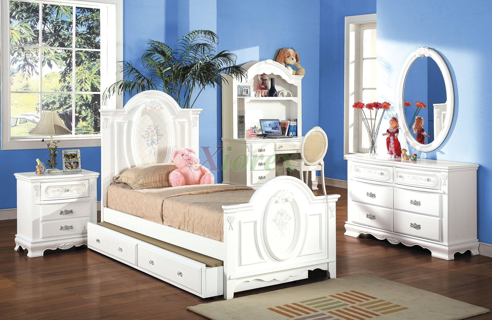 Kids Bedroom Furniture Sets
 Kids Bedroom Furniture Set with Trundle Bed and Hutch 174