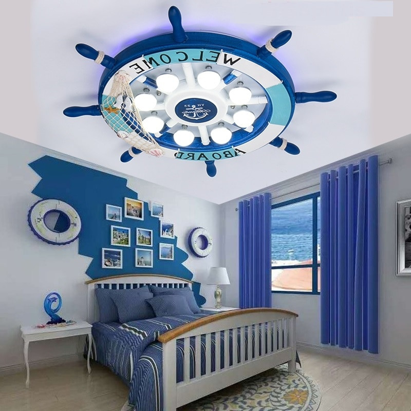 Kids Bedroom Lamps
 LED Ceiling Lights Mediterranean Creative Kids Room