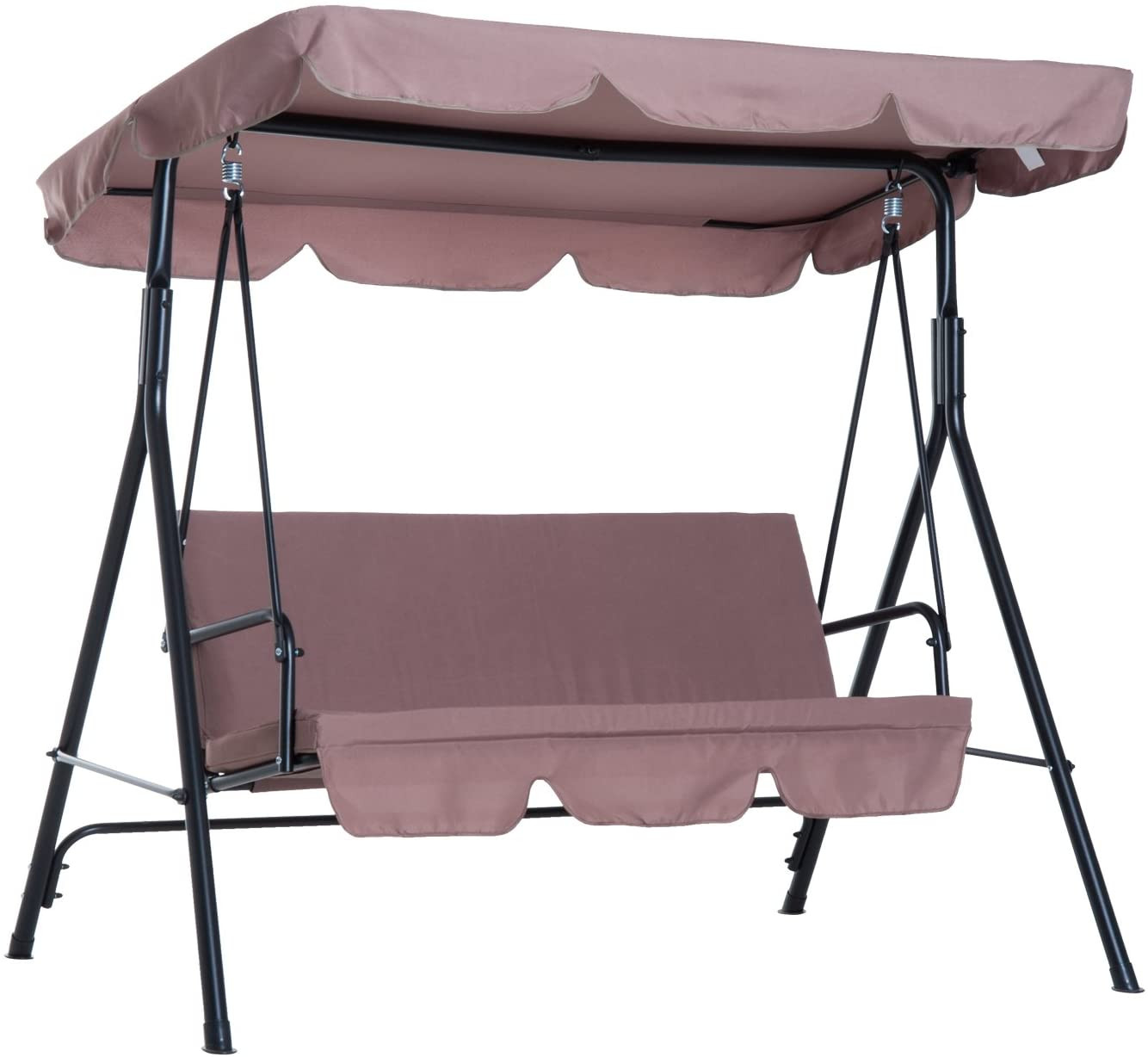 Kids Canopy Swing
 Outsunny 3 Person Glider Canopy Porch Swing