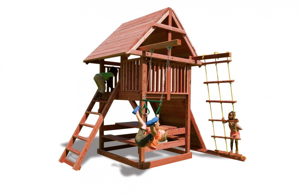 Kids Creations Swing Sets
 Juggling Act Small Swing Set for Smaller Backyards