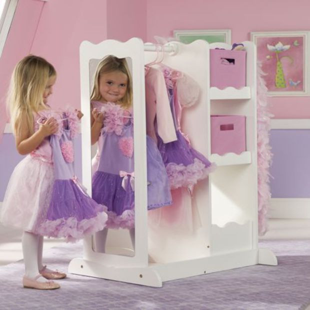 Kids Dressing Up Storage
 Dress Up Center with Storage princess dressup … With