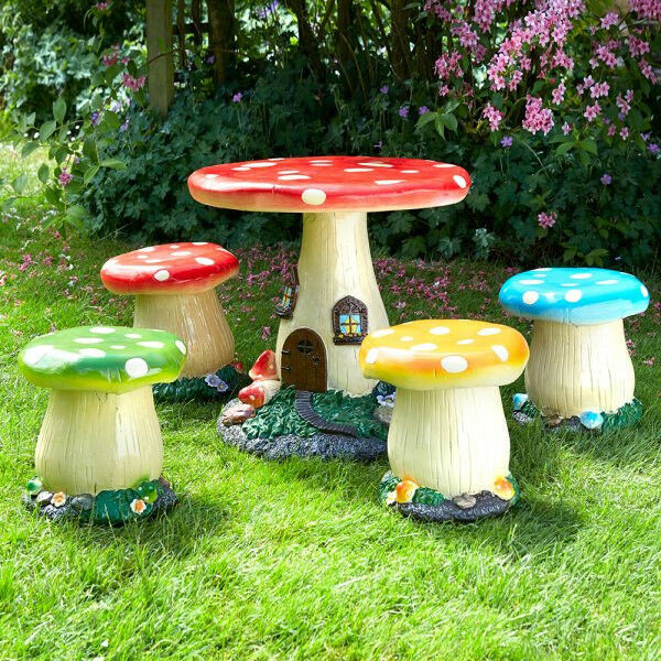 Kids Garden Chair
 Children s Toadstool Mushroom Garden Playroom Table