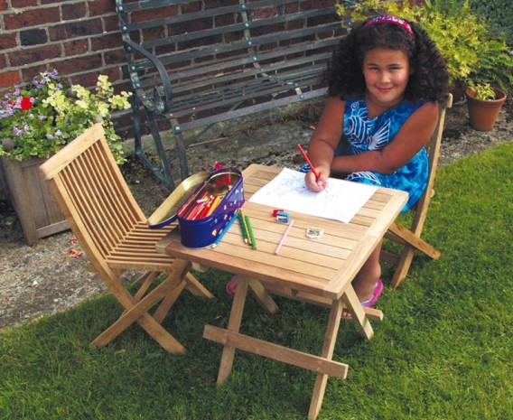 Kids Garden Chair
 Children s Wooden Table & Chairs Kids Outdoor Patio