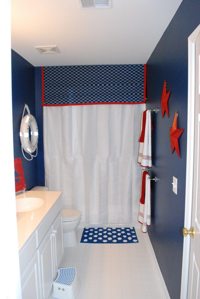 Kids Nautical Bathroom
 Boys Bathroom with a Nautical Theme