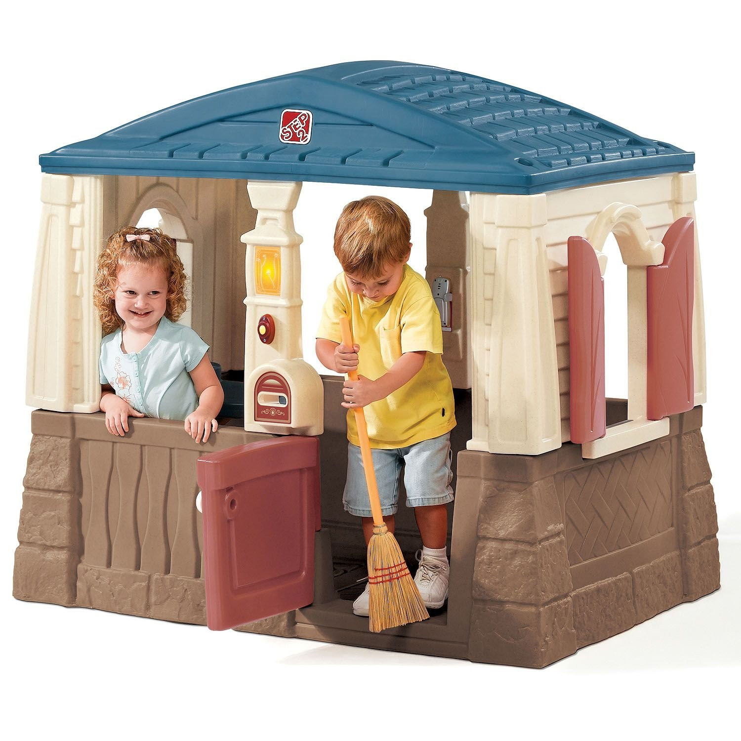 Kids Outdoor Plastic Playhouse
 Plastic Playhouse for Kids – fel7