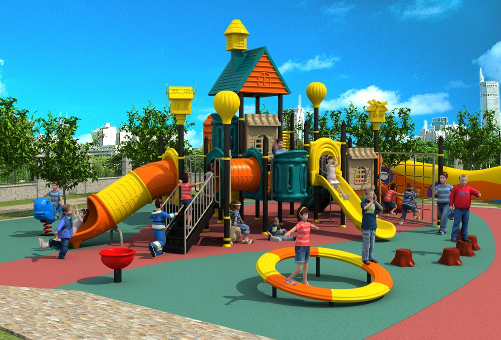 Kids Outdoor Playground
 exported children outdoor plastic playground park kids