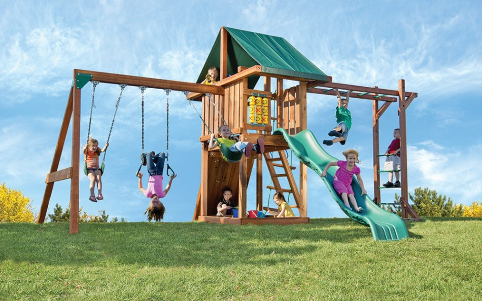 Kids Outdoor Playset
 Outdoor Playsets with Monkey Bars