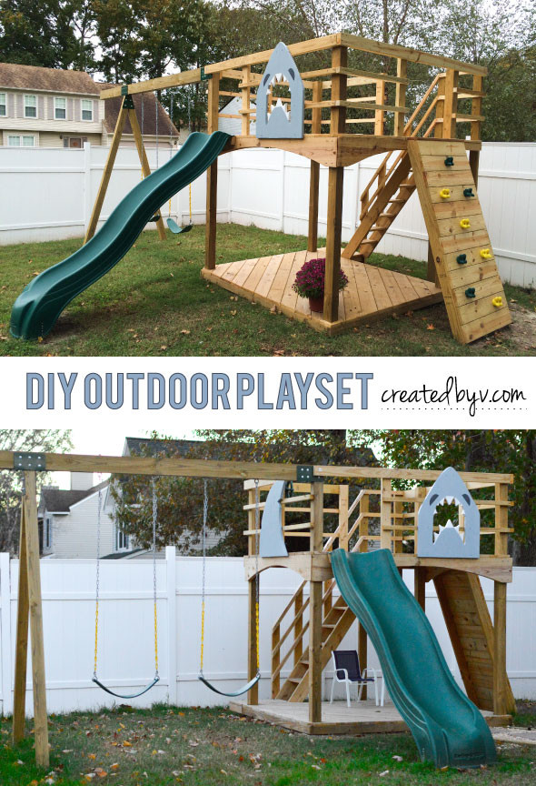 Kids Outdoor Playset
 15 Awesome Backyard DIY Projects