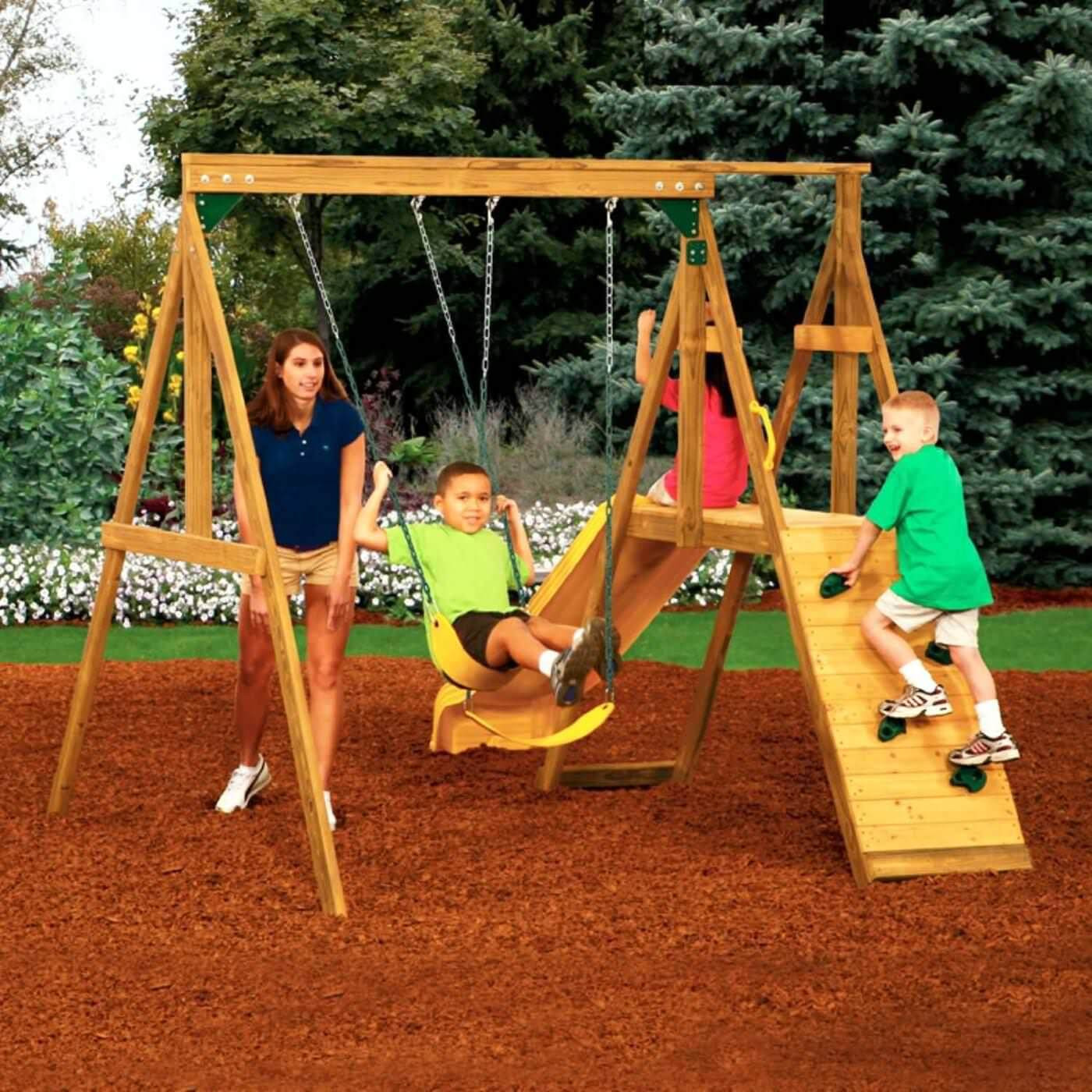 Kids Outdoor Playset
 Best 35 Kids Home Playground Ideas AllstateLogHomes