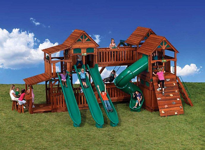Kids Outdoor Playset
 17 Best images about Backyard playsets on Pinterest