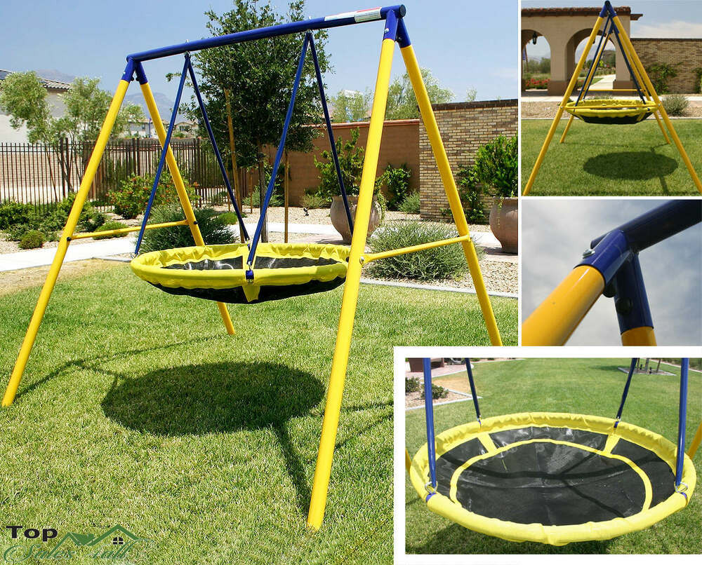 Kids Outdoor Playsets
 Playground Swing Set Toddler Outdoor Backyard Kids UFO