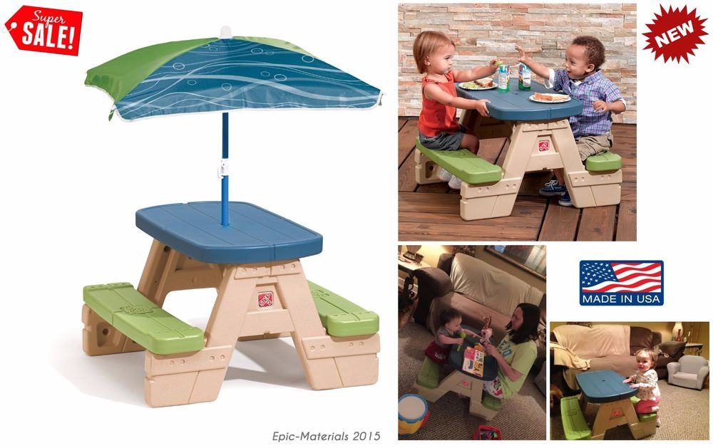 Kids Outdoor Table And Bench
 Picnic Table Kids Seat Bench Chair Dining Play Patio