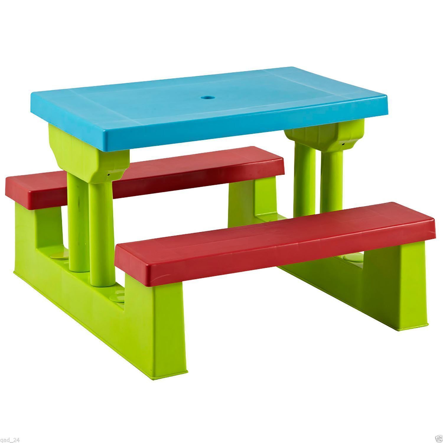 Kids Outdoor Table And Bench
 Kids Childrens Picnic Bench Table Set Outdoor Furniture