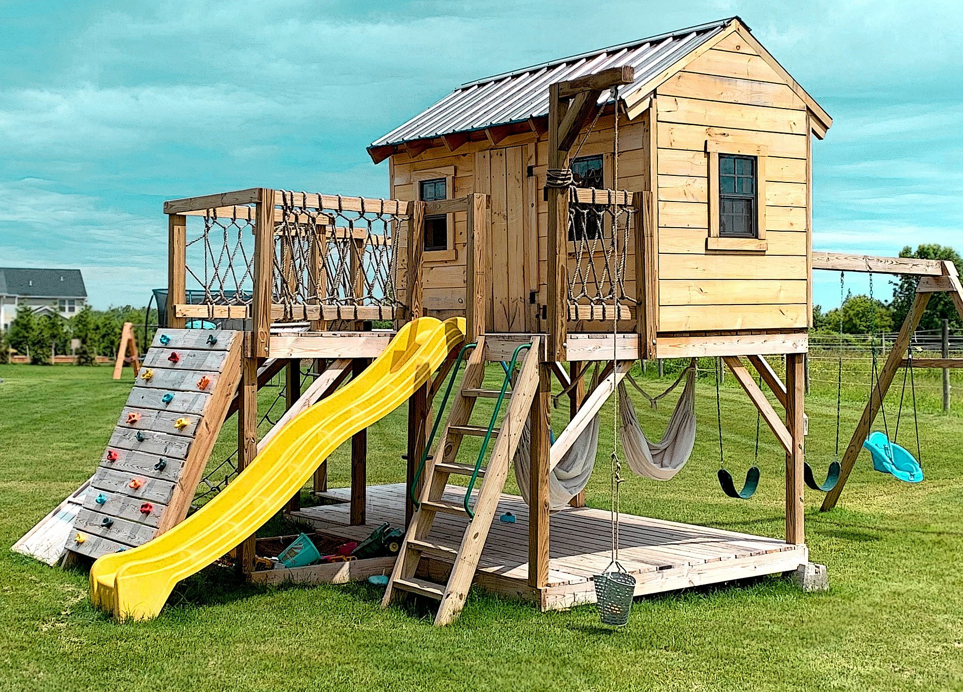 Kids Playhouse Swing Sets
 Playground Playhouse Plans for Kids