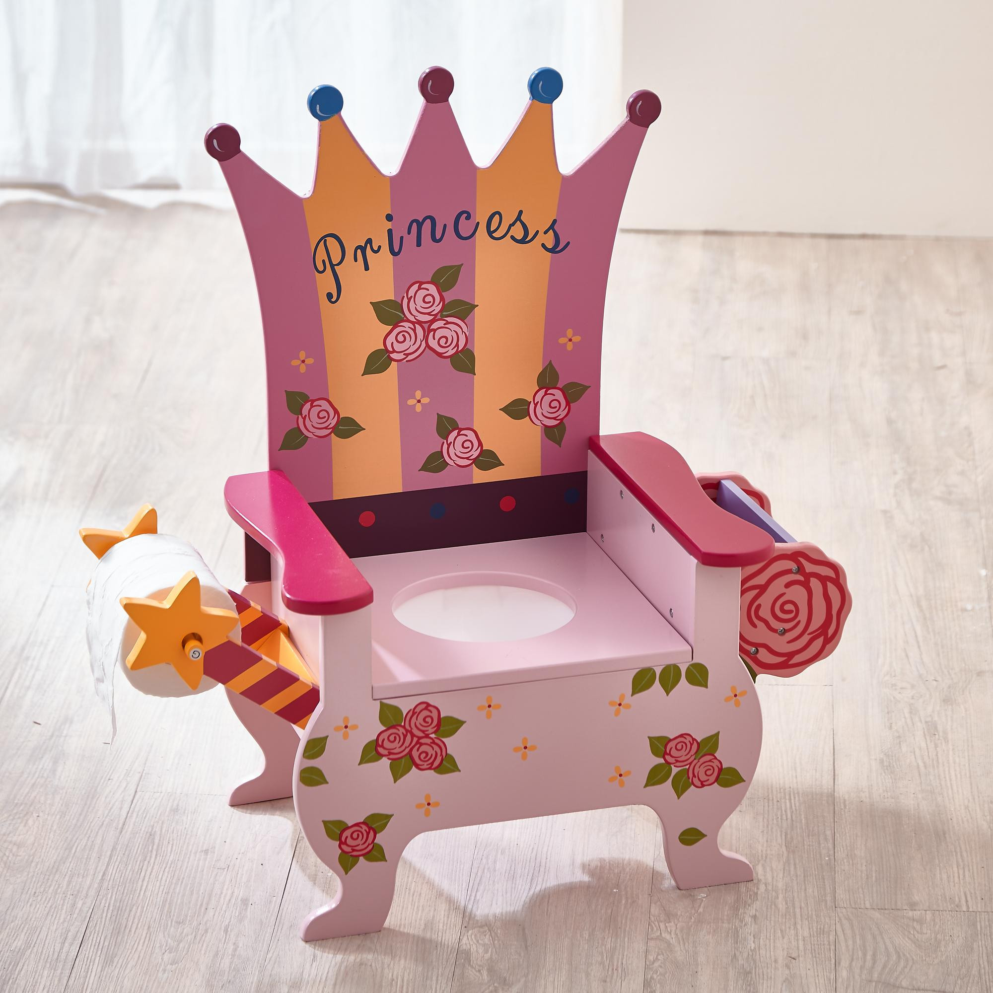Kids Potty Chair
 Teamson Kids Princess Potty Chair with Book Holder and