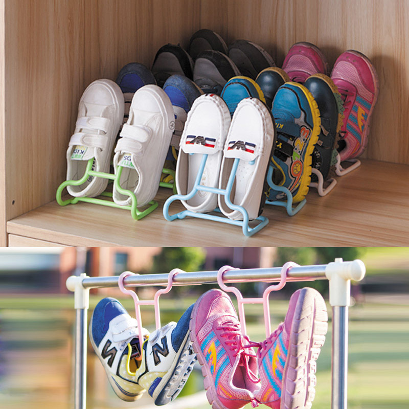 Kids Shoe Storage
 2PCS Set Multi function Plastic Children Kids Shoes