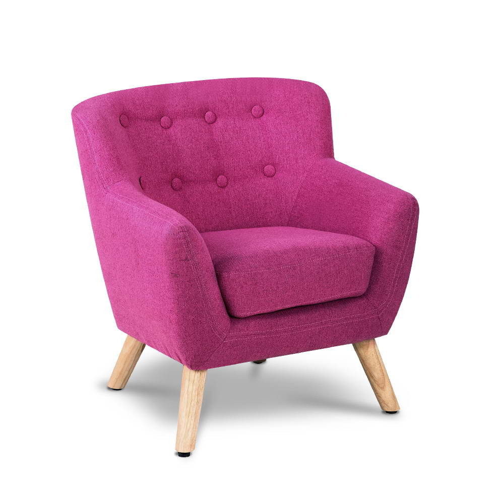 Kids Sofa And Chair
 Kids Fabric Armchair Pink