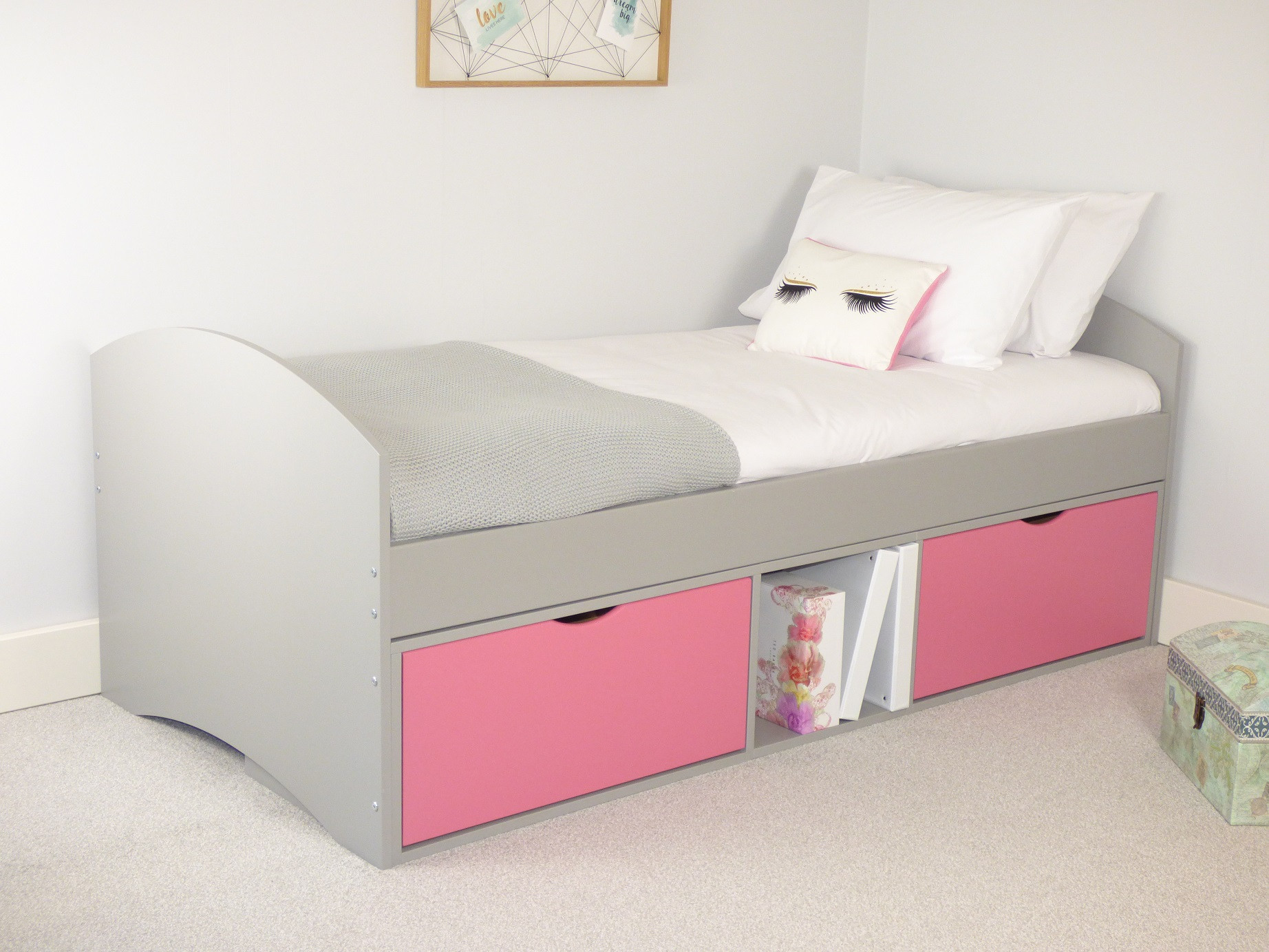 Kids Storage Bed
 Bed with Drawers