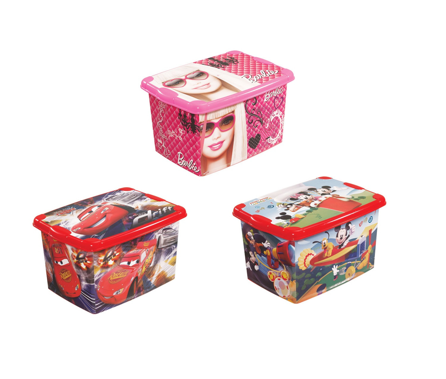 Kids Storage Boxes
 Kids Disney 20 Litre Toy Storage Box With Lids Arts Crafts