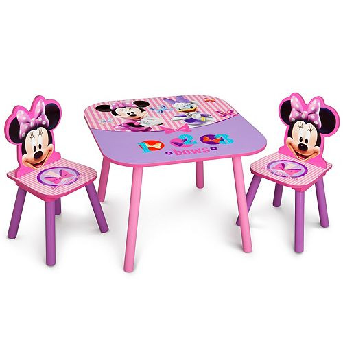Kids Table And Chairs Target
 Disney s Minnie Mouse Table & Chairs Set by Delta Children