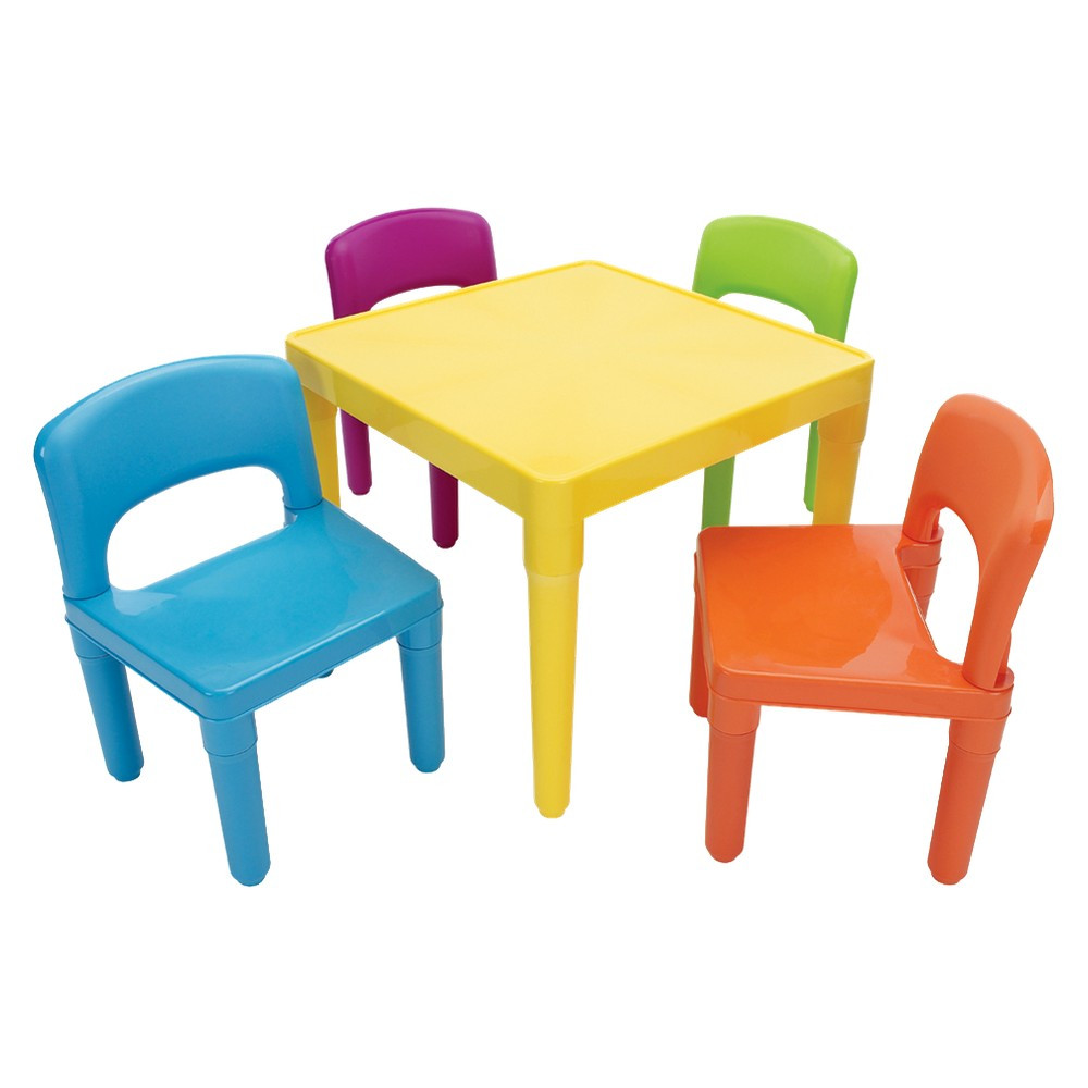 Kids Table And Chairs Target
 KIDS TABLE AND CHAIR SET TOT TUTORS PLASTIC TABLE & 4 CHAIRS