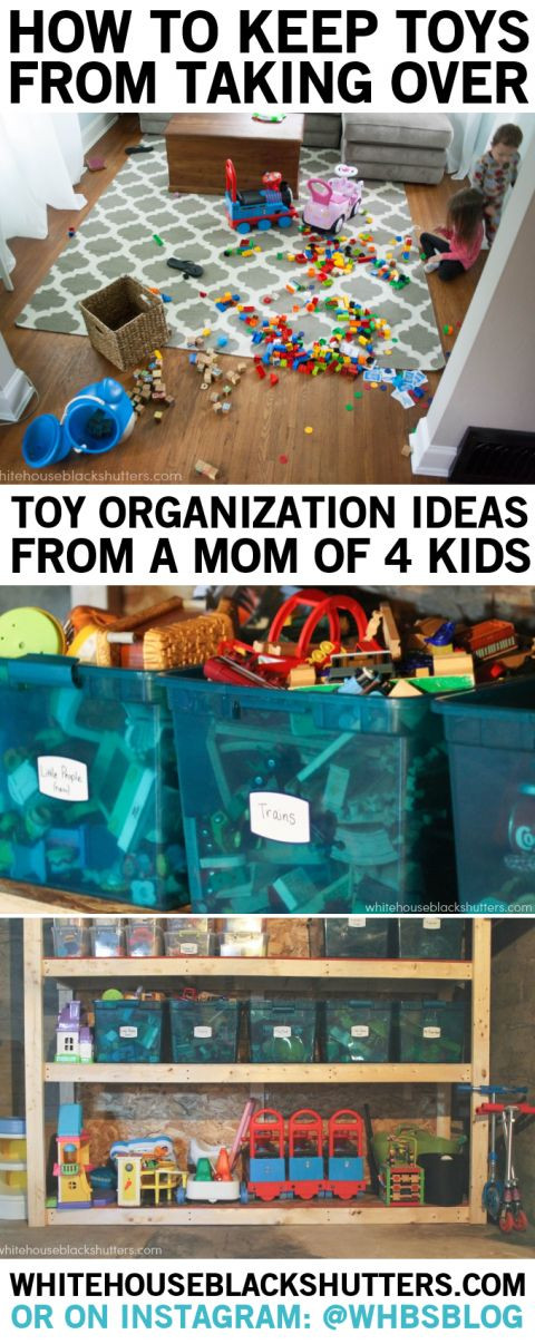 Kids Toy Organizing Ideas
 tips on toy organization and storage in a small home