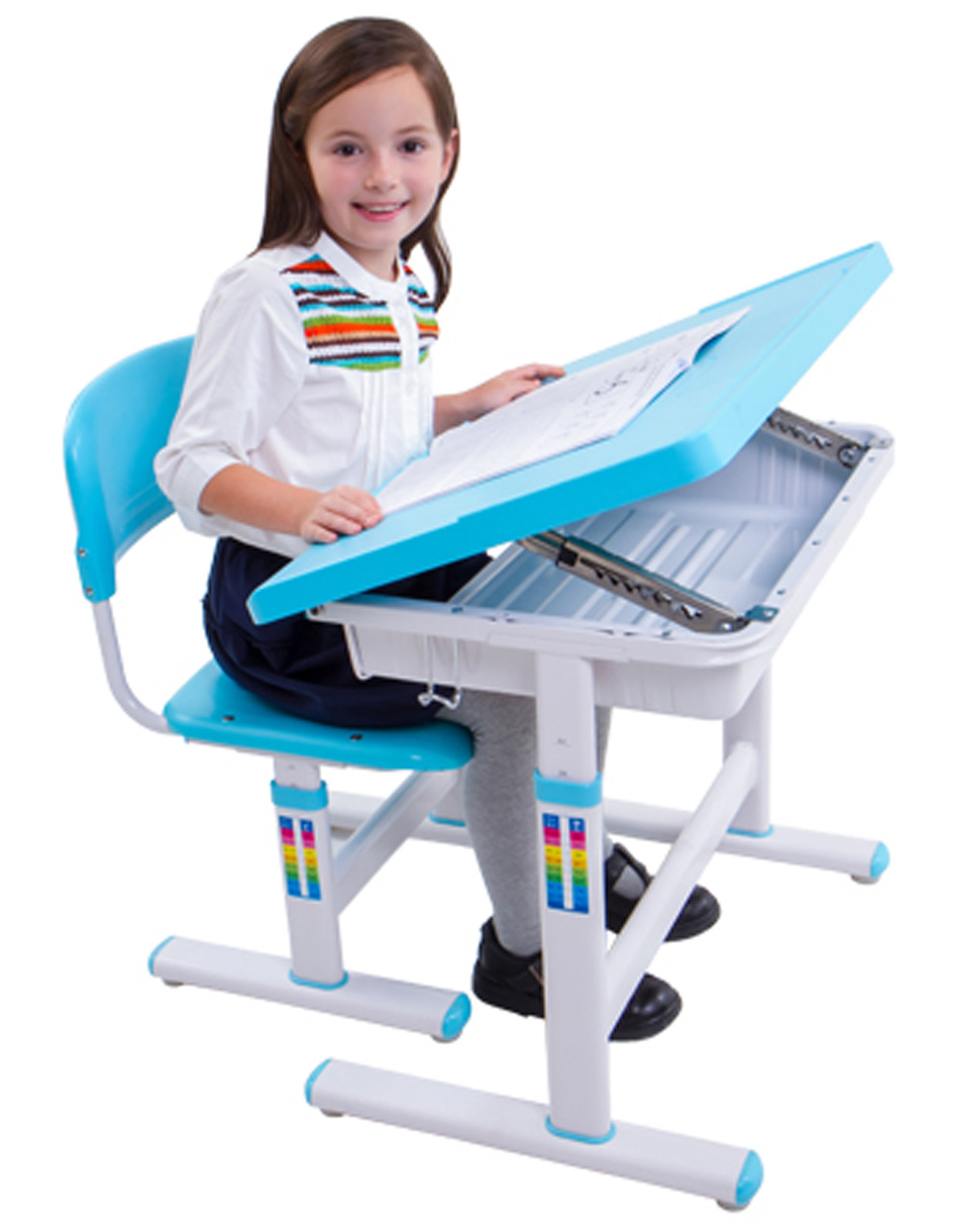 Kids White Desk Chair
 Kid Desk With Chair Design – HomesFeed