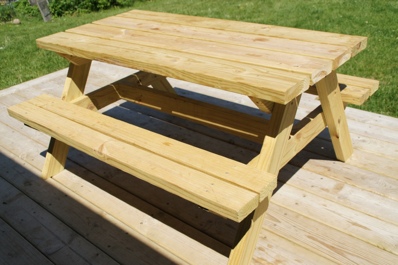 Kids Wooden Picnic Table
 21 Wooden Picnic Tables Plans and Instructions