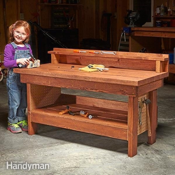 Kids Work Table
 Mini Classic DIY Workbench for Kids