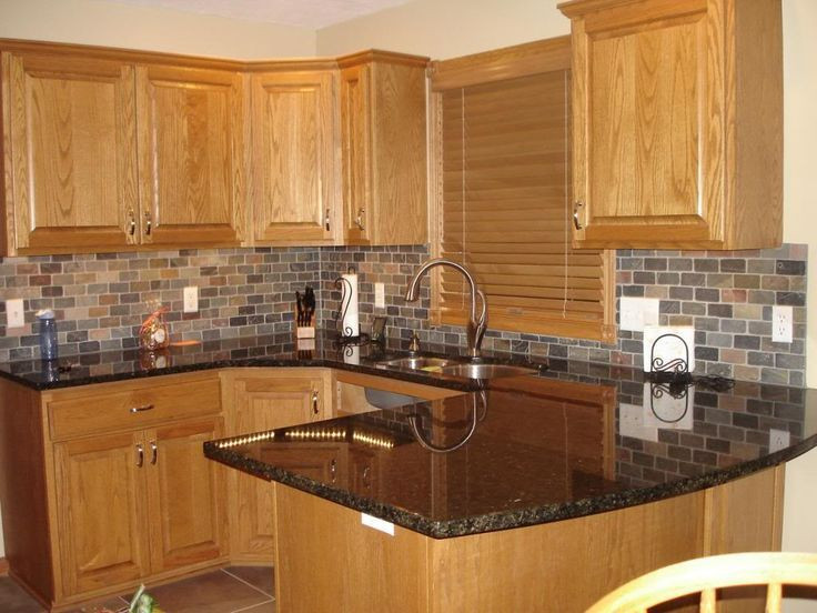 Kitchen Backsplash With Oak Cabinets
 photos of honey oak cabinets with granite Yahoo Search