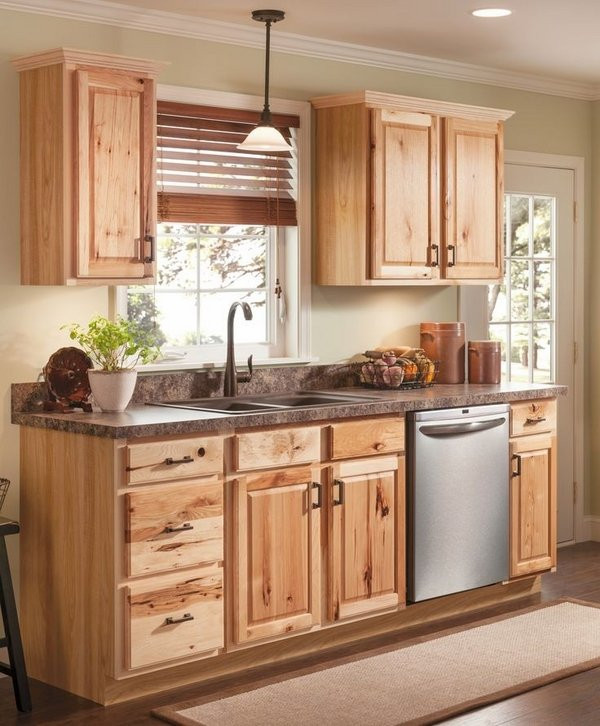 Kitchen Cabinet For Small Kitchen
 40 ideas for naturally beautiful hickory cabinets in the