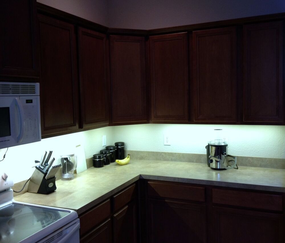 Kitchen Cabinet Led Strip Lighting
 Kitchen Under Cabinet Professional Lighting Kit COOL WHITE