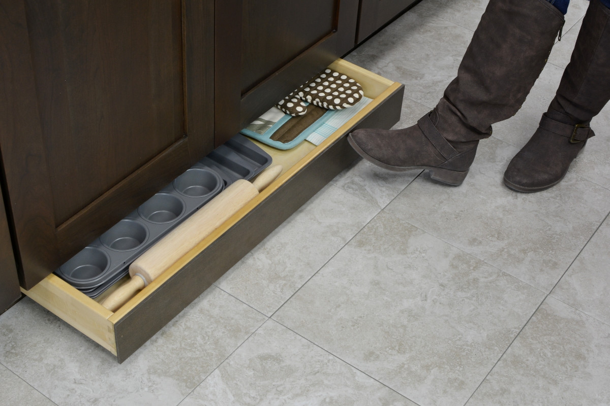 Kitchen Cabinet Toe Kicks
 Toe Kick Drawers Are an Addition to Dura Supreme Cabinetry