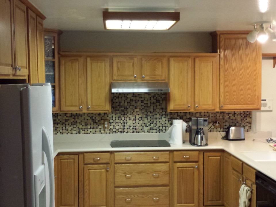 Kitchen Ceiling Light Fixtures
 How to Update Old Kitchen Lights RecessedLighting