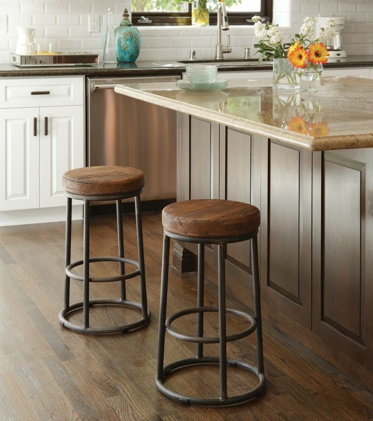 Kitchen Counter Bench
 15 Ideas For Wooden Base Stools in Kitchen & Bar Decor