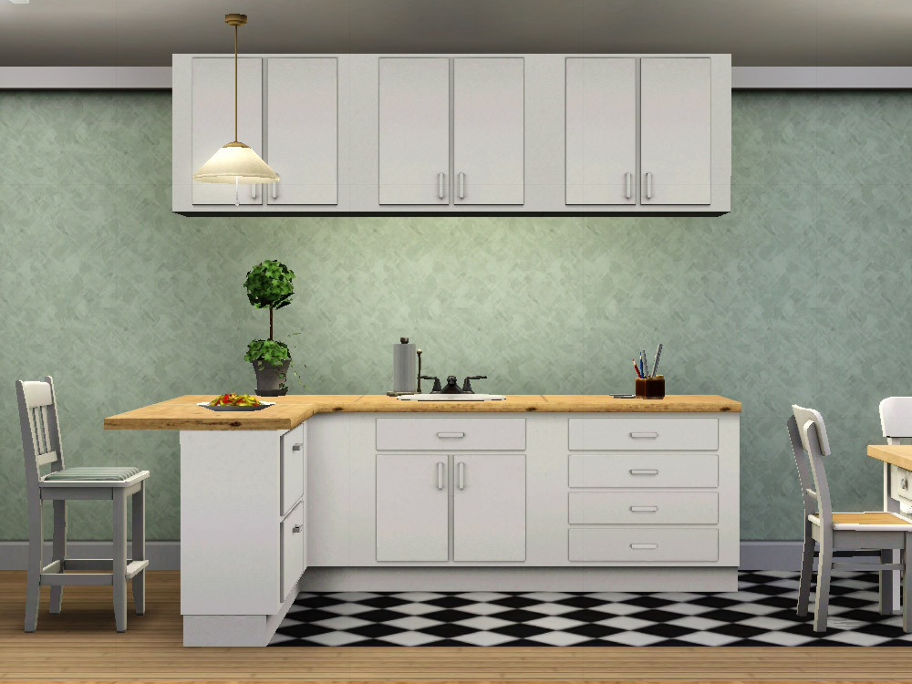 Kitchen Counter Cabinet
 Mod The Sims Simple Kitchen – Counters Islands Cabinets