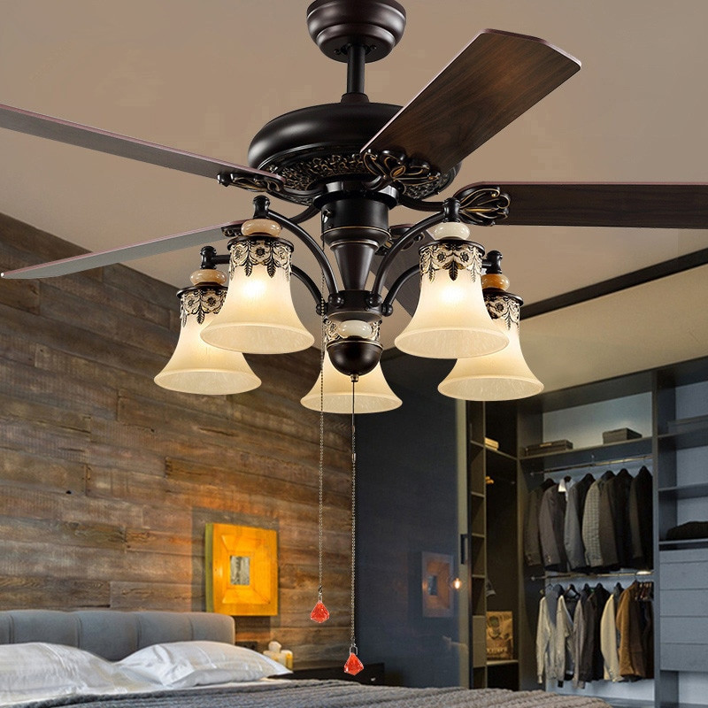 Kitchen Fans With Lights
 Vintage ceiling fan with light Living room Kitchen Dining