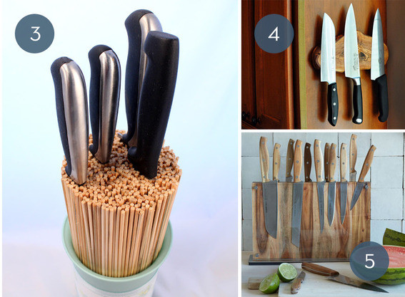 Kitchen Knife Storage Ideas
 Toss the Block 10 Creative Ways to Store Kitchen Knives