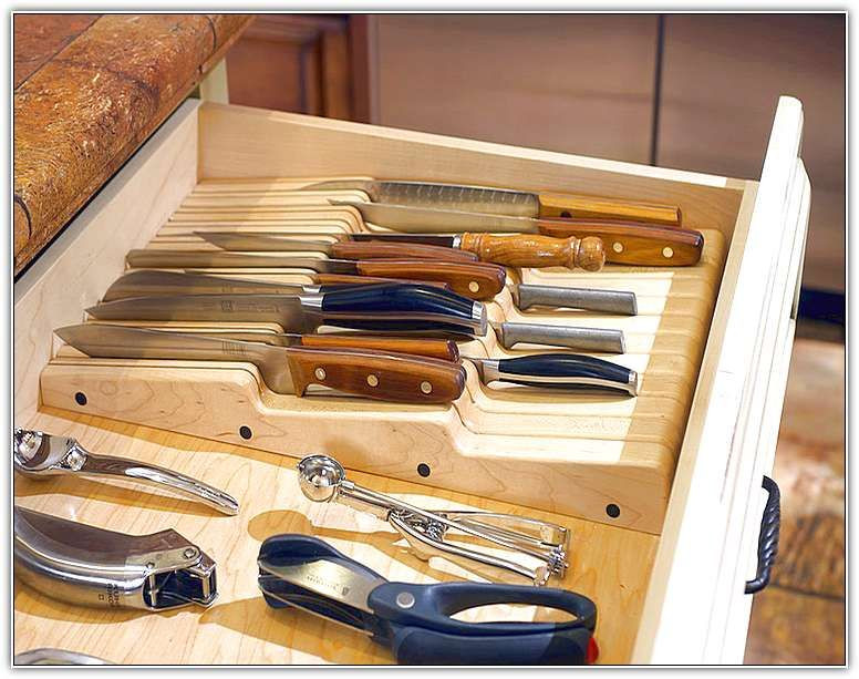 kitchen design knife storage