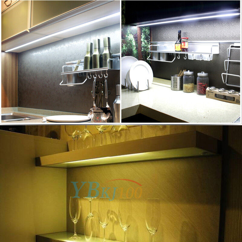Kitchen Led Lights Under Cabinet
 4PCS Kitchen Under Cabinet Shelf Counter LEDs Light Bar