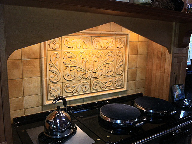 Kitchen Medallion Backsplash
 kitchen backsplash mozaic insert tiles decorative