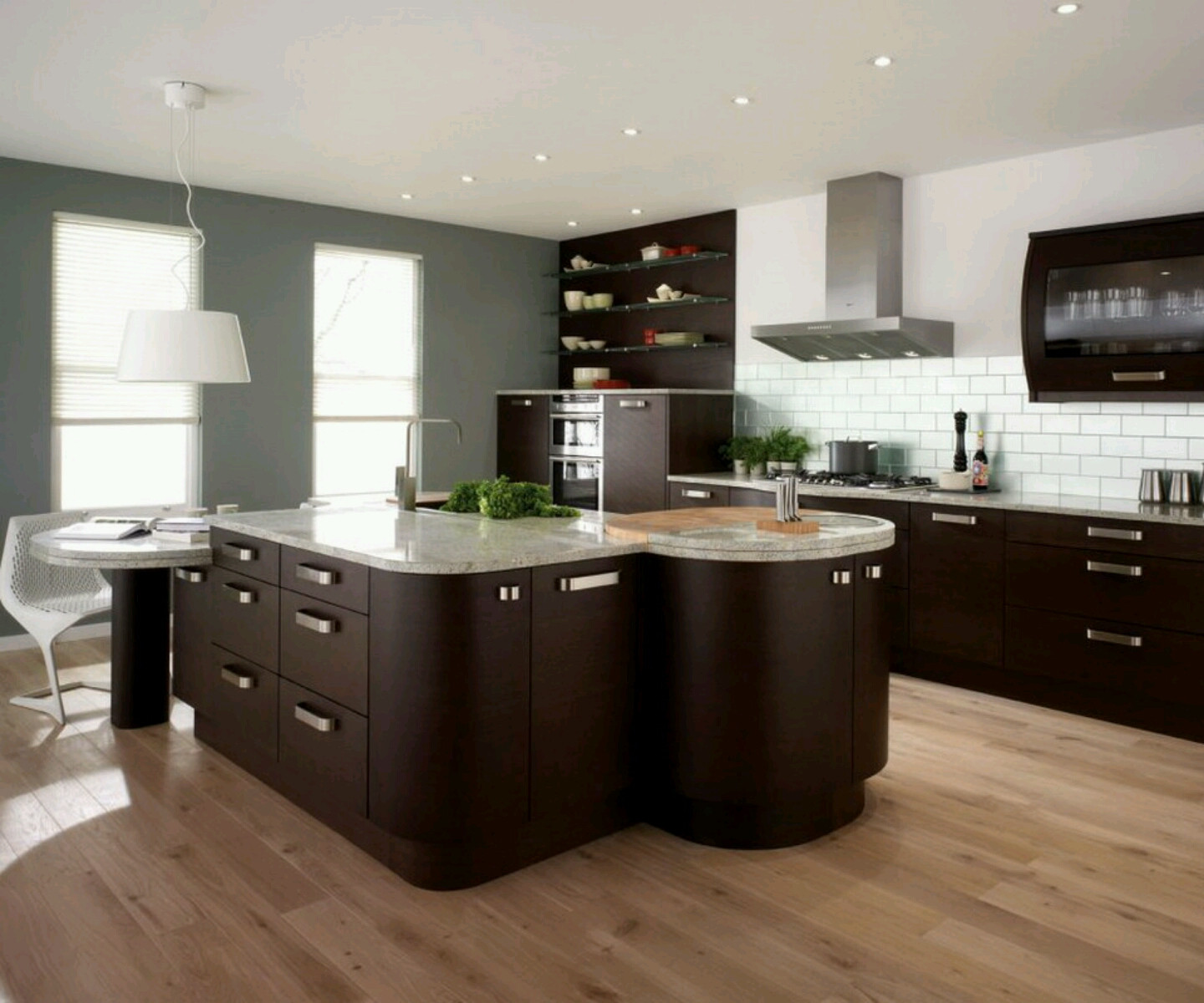 Kitchen Modern Design
 New home designs latest Modern home kitchen cabinet