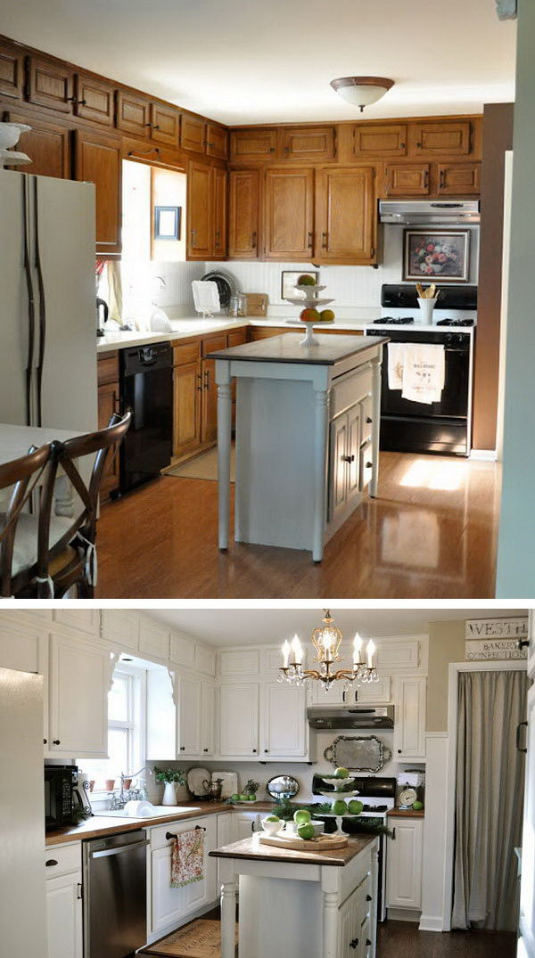 Kitchen Remodel Before And After
 Before and After 25 Bud Friendly Kitchen Makeover