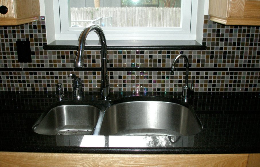 Kitchen Sink Backsplashes
 Kitchen Backsplash with Sink Schoeman Construction