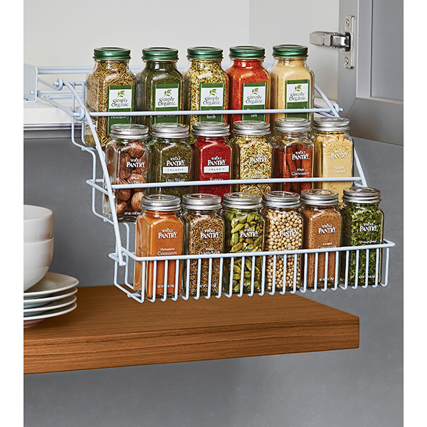 Kitchen Spice Storage
 Pull Out Spice Rack Rubbermaid Pull Down Spice Rack