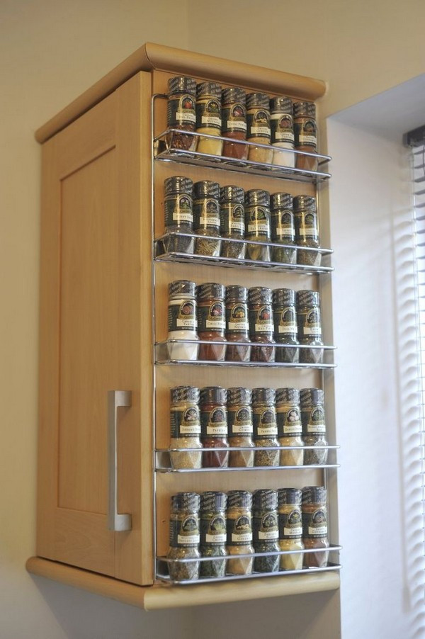 Kitchen Spice Storage
 Coolest Spice Rack Ideas For Your Kitchen Decoration The