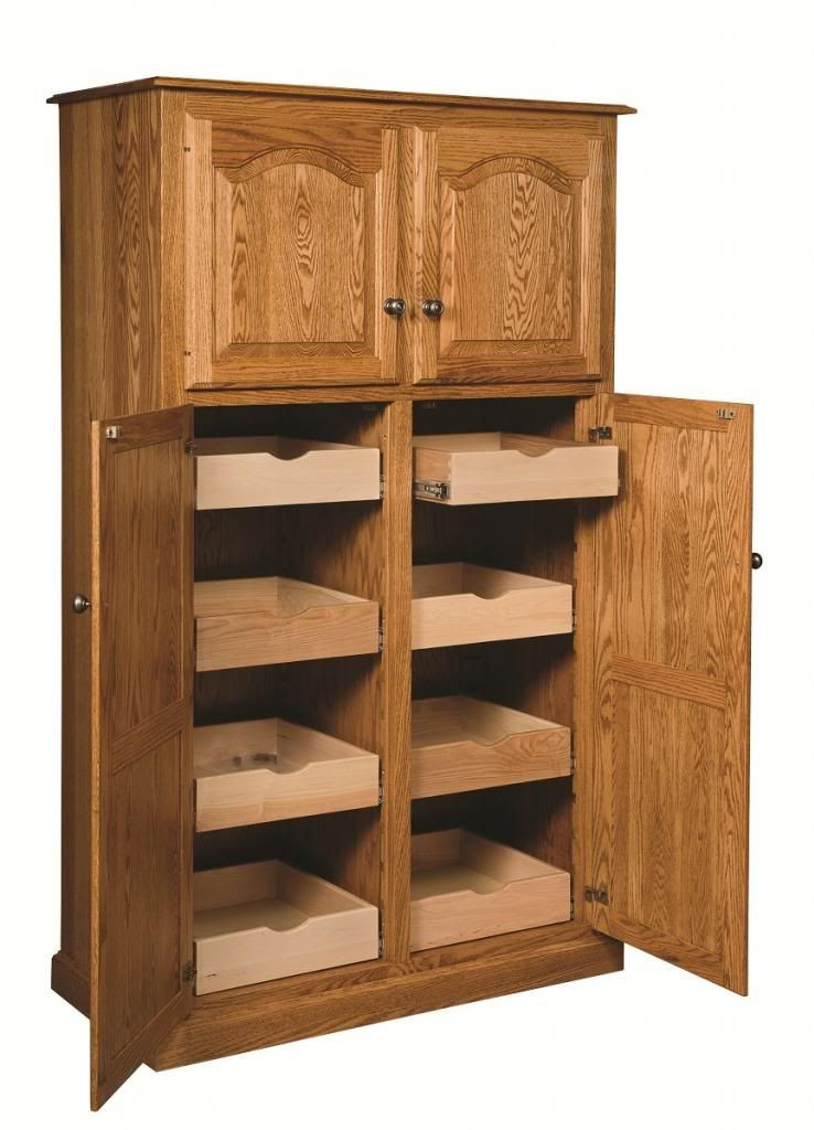 Kitchen Storage Cabinets Pantry
 Amish Country Traditional Kitchen Pantry Storage Cupboard