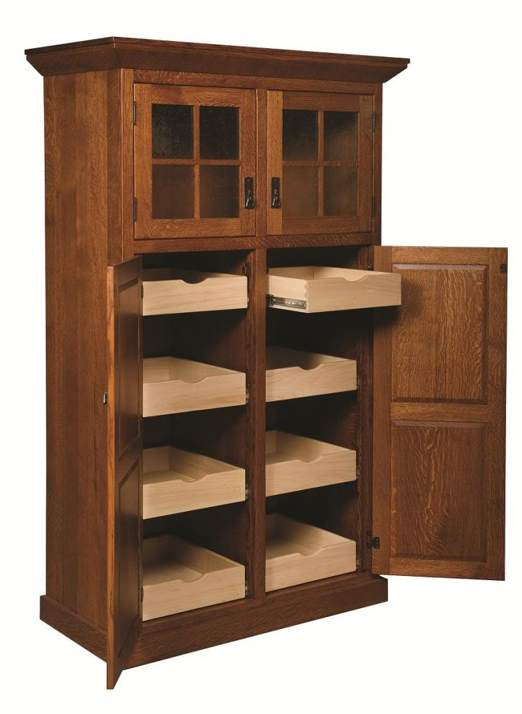 Kitchen Storage Cabinets Pantry
 Oak Kitchen Pantry Storage Cabinet Home Furniture Design
